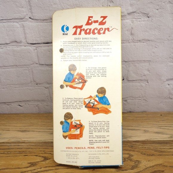 K-Tel E-Z Tracer Vintage 1974 Picture Tracing Tool - Picture 6 of 6